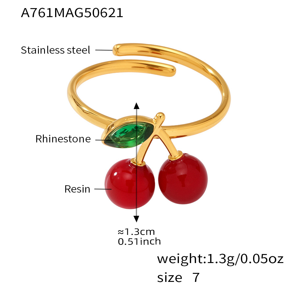 2:A761-gold cherry ring