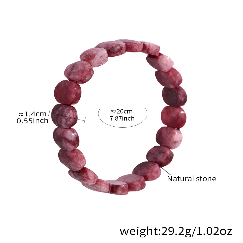 9:E656-dark rose bracelet