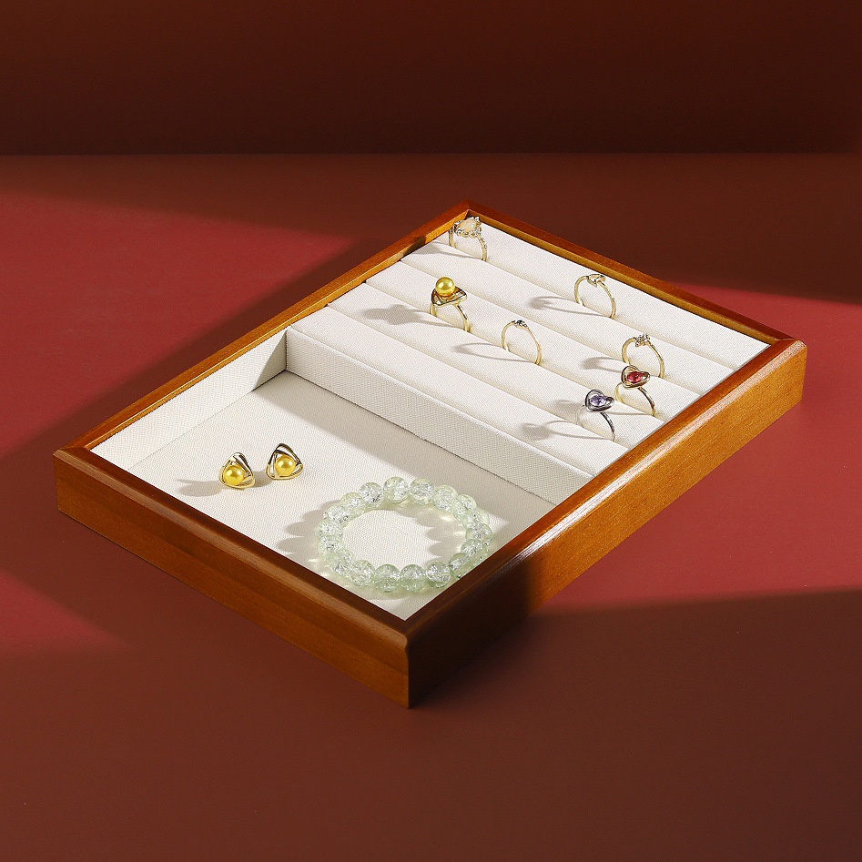 13:Flat disc ring disc linen brown new