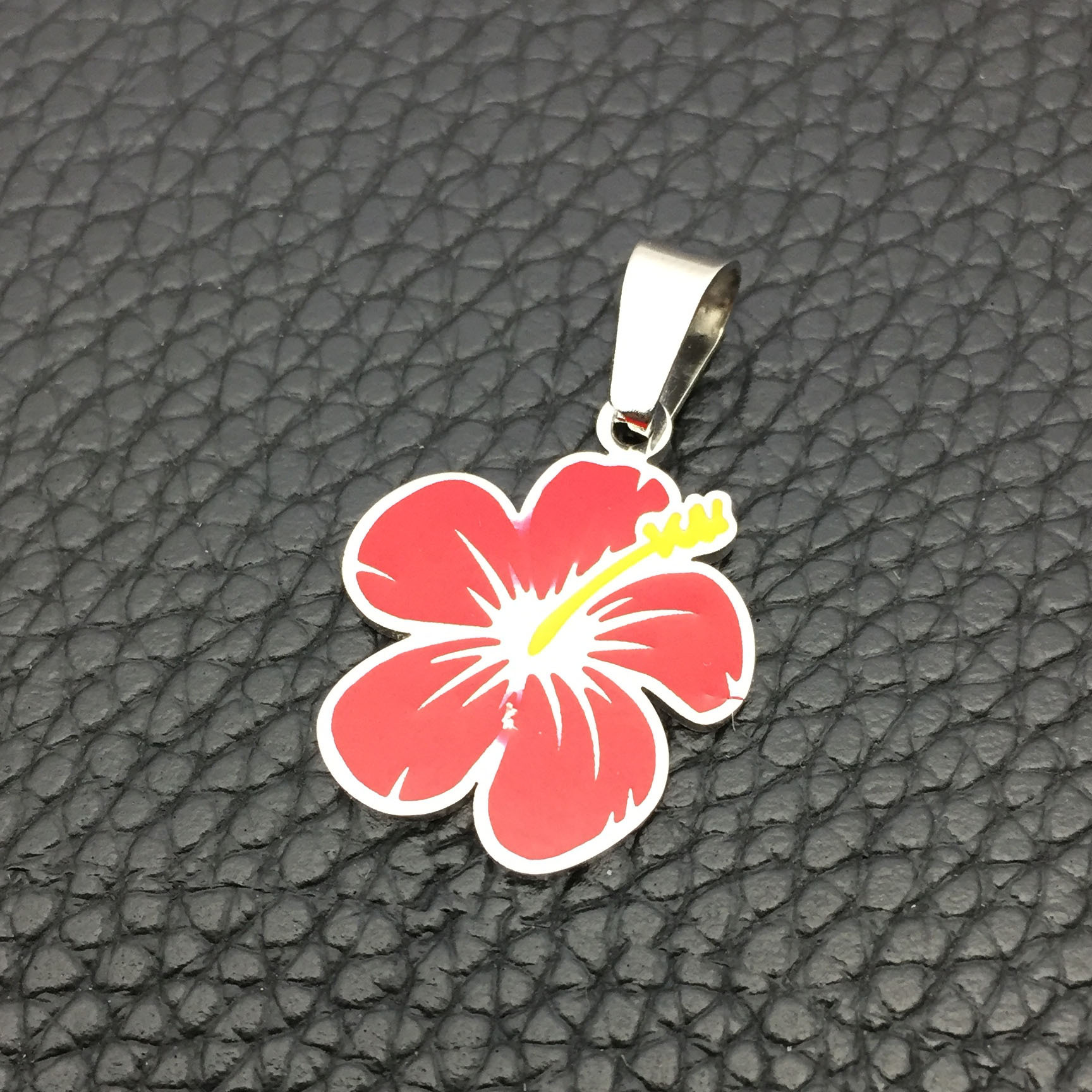 Steel-colored pendant