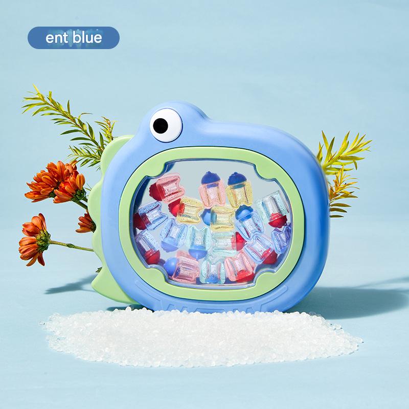 Transparent model-enter blue