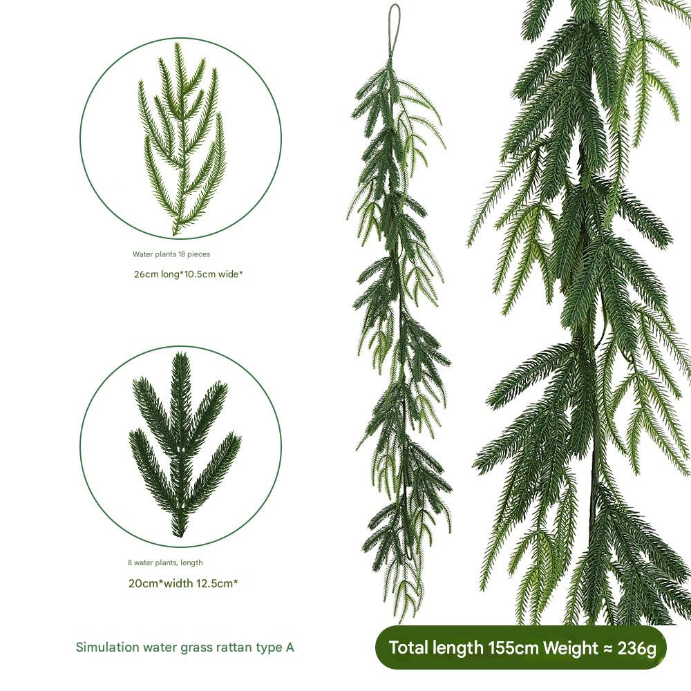 Simulation water grass rattan A type 1.55 m