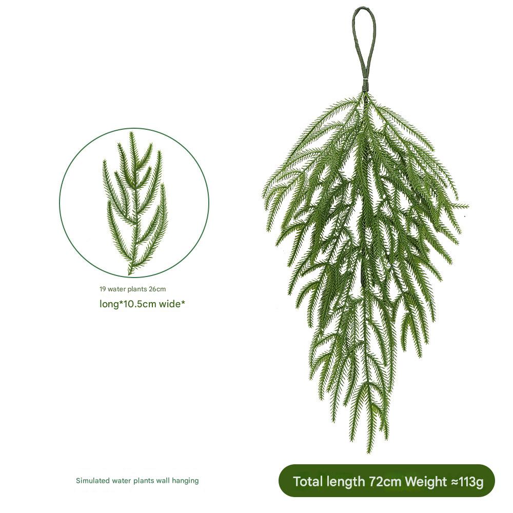 Artificial water plant wall hanging