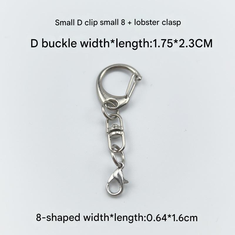 20:Small d clip small 8 lobster clasp