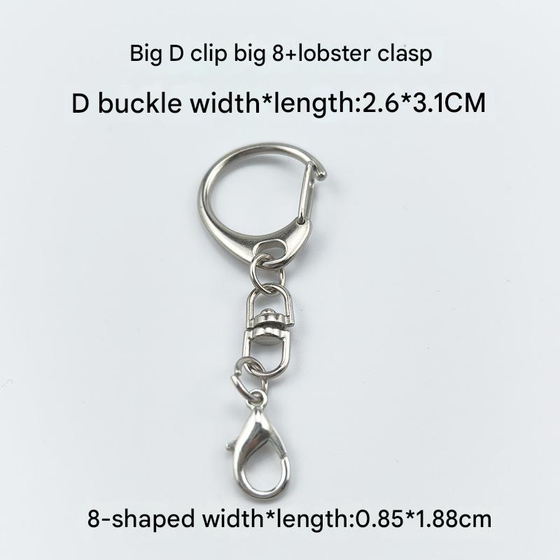 18:Large d clip large 8 lobster clasp