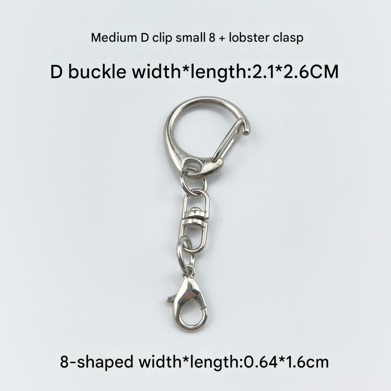 19:Medium d clip small 8 lobster clasp