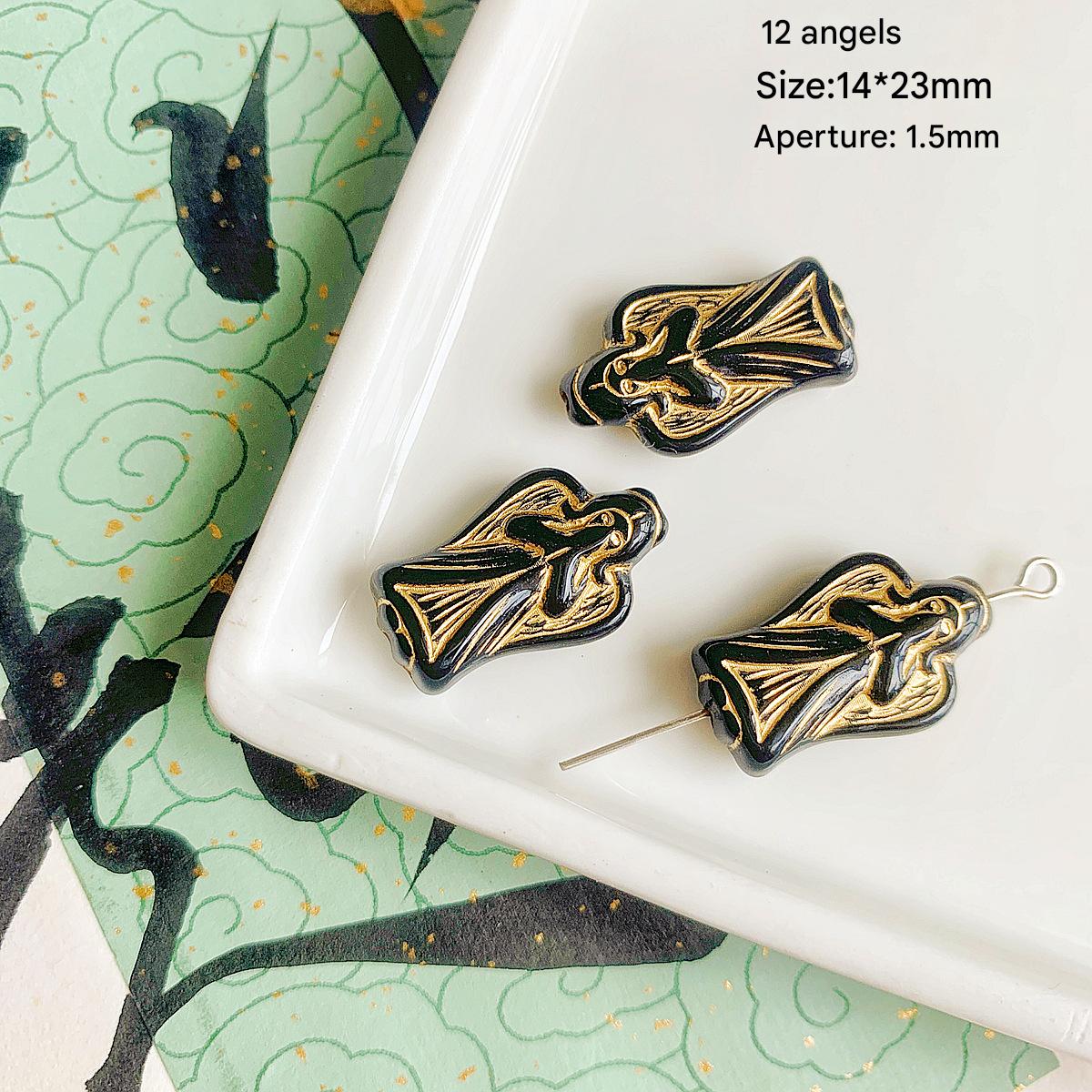 12 black gold angels (1)