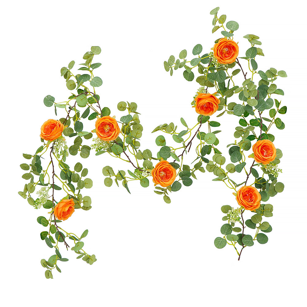 4:Money Leaf Flower Vine Orange