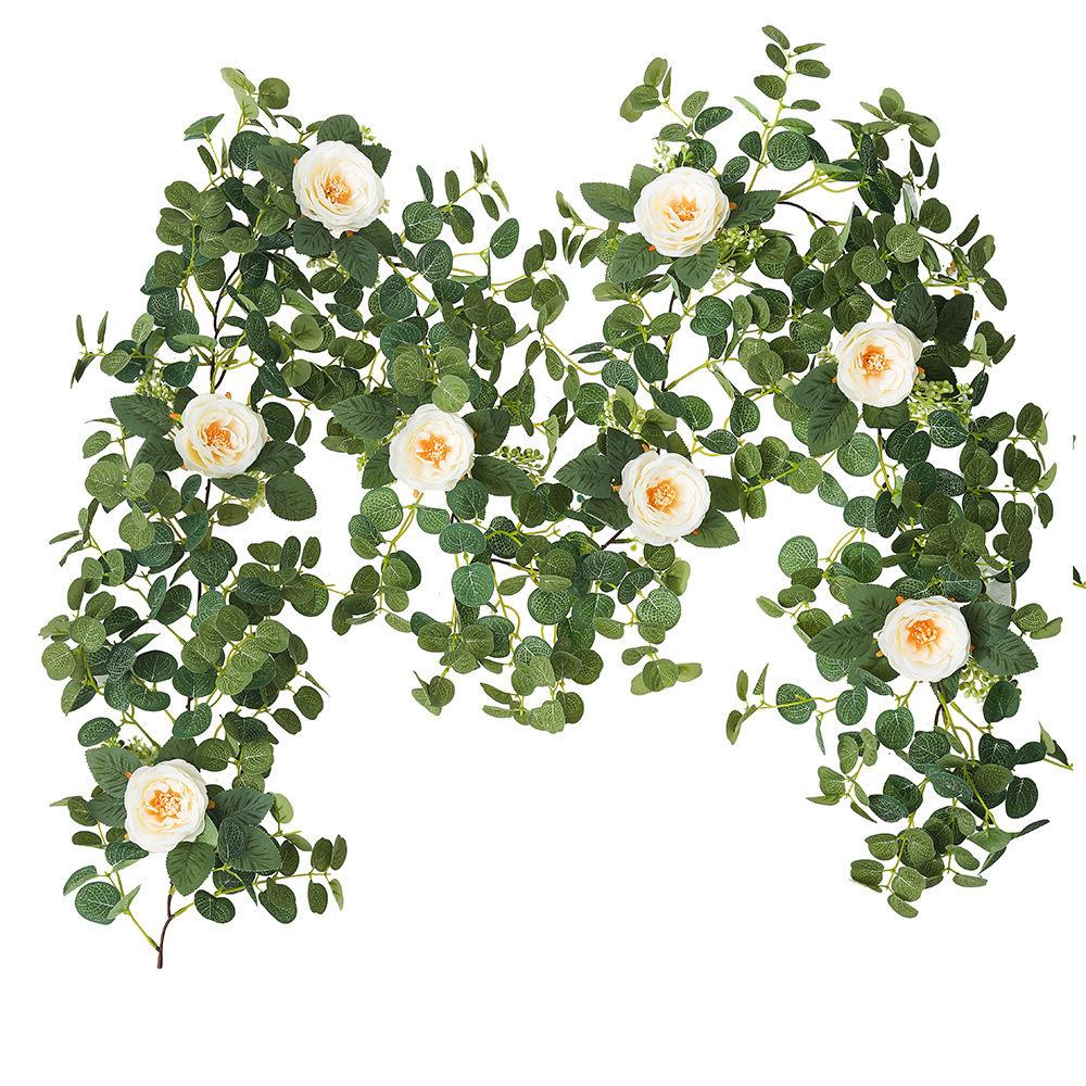 9:Money Leaf Flower Vine Encrypted Champagne