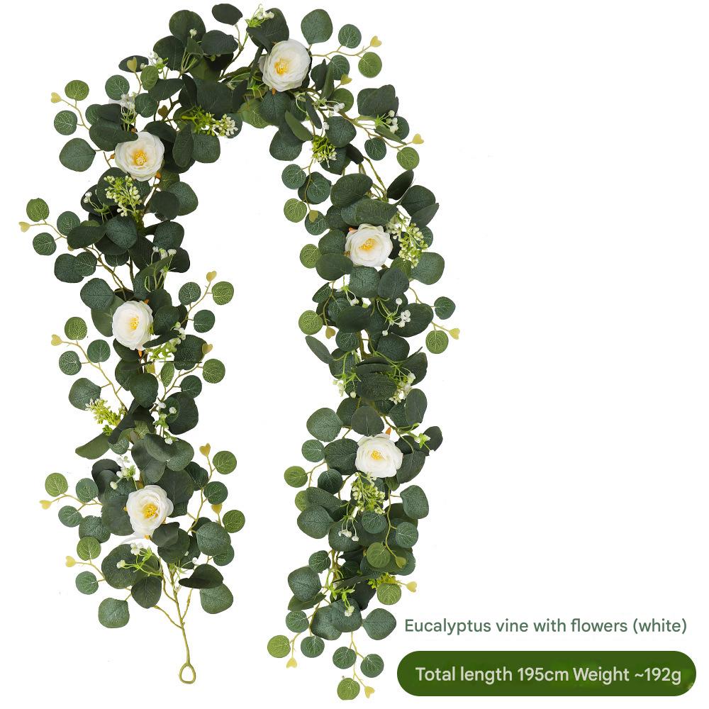 72 Eucalyptus rattan white