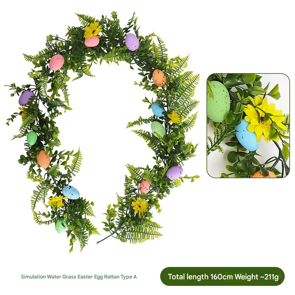 1:Simulation of aquatic grass egg rattan A