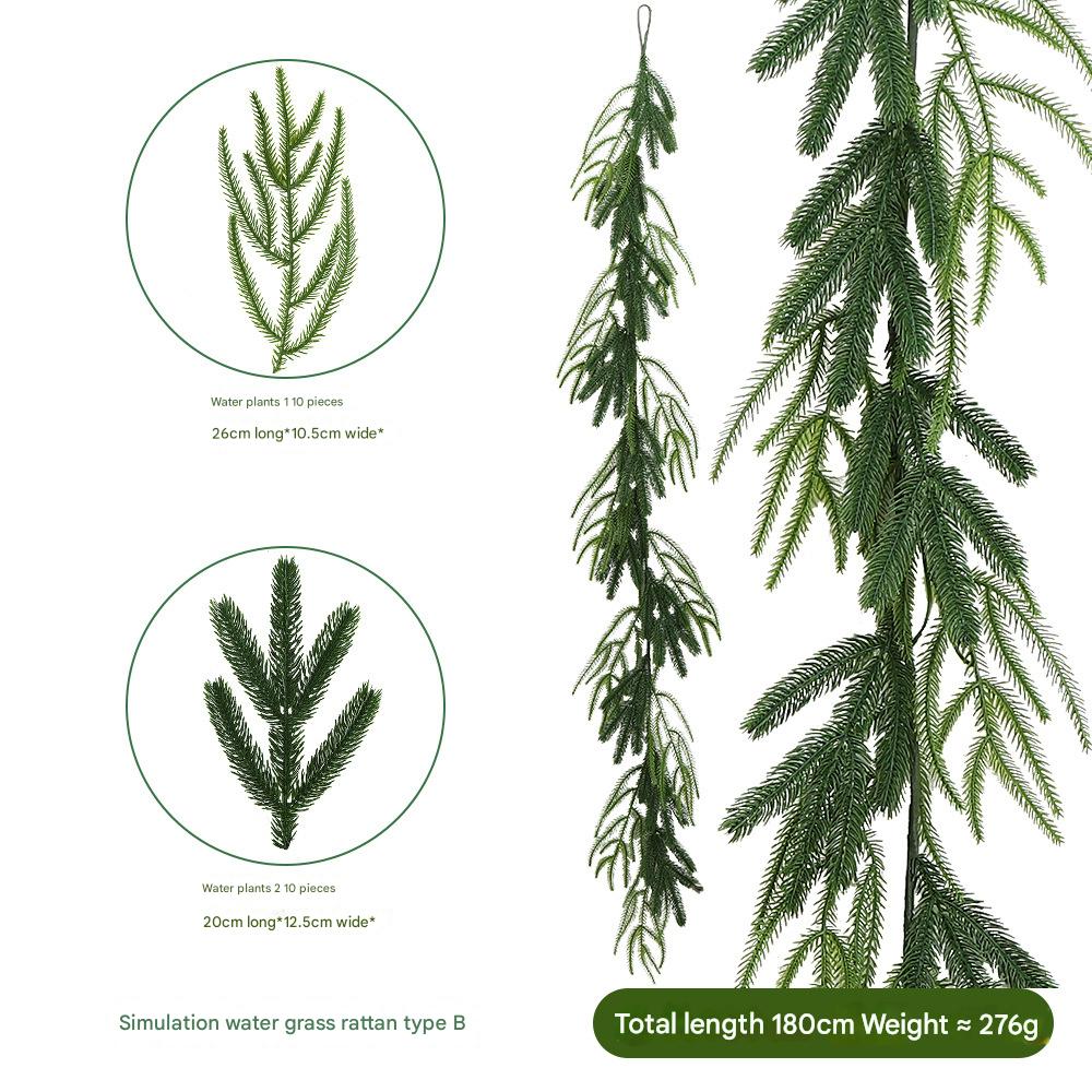 2:Artificial water grass rattan B type 1.80 long