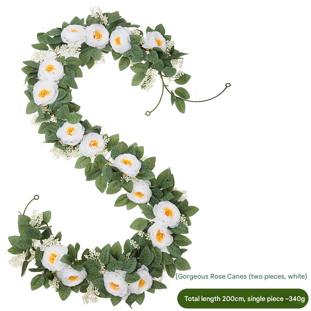 1:Brilliant Rose Rattan (White)