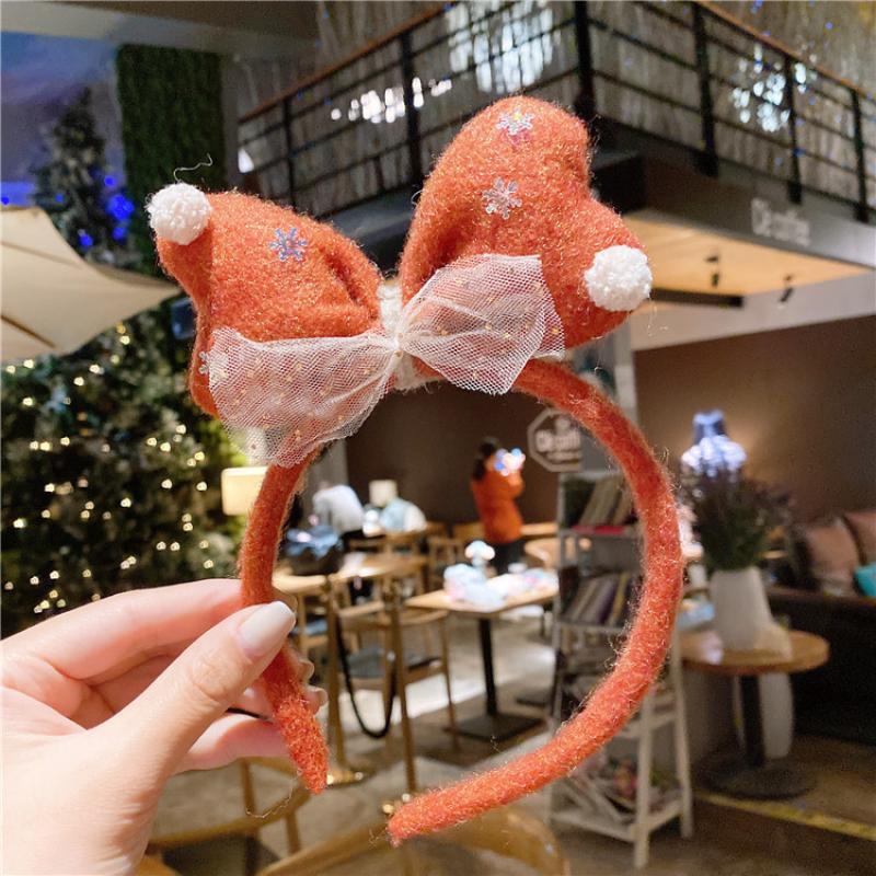 2:6. Orange Bow Headband