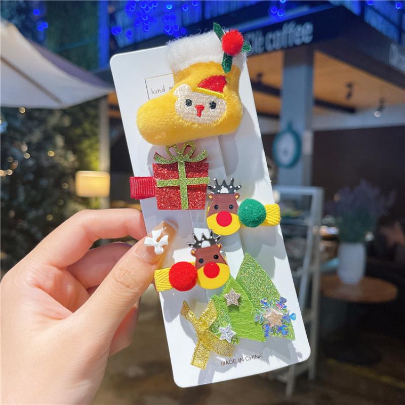 2:No. 2 Christmas yellow boots five-piece set