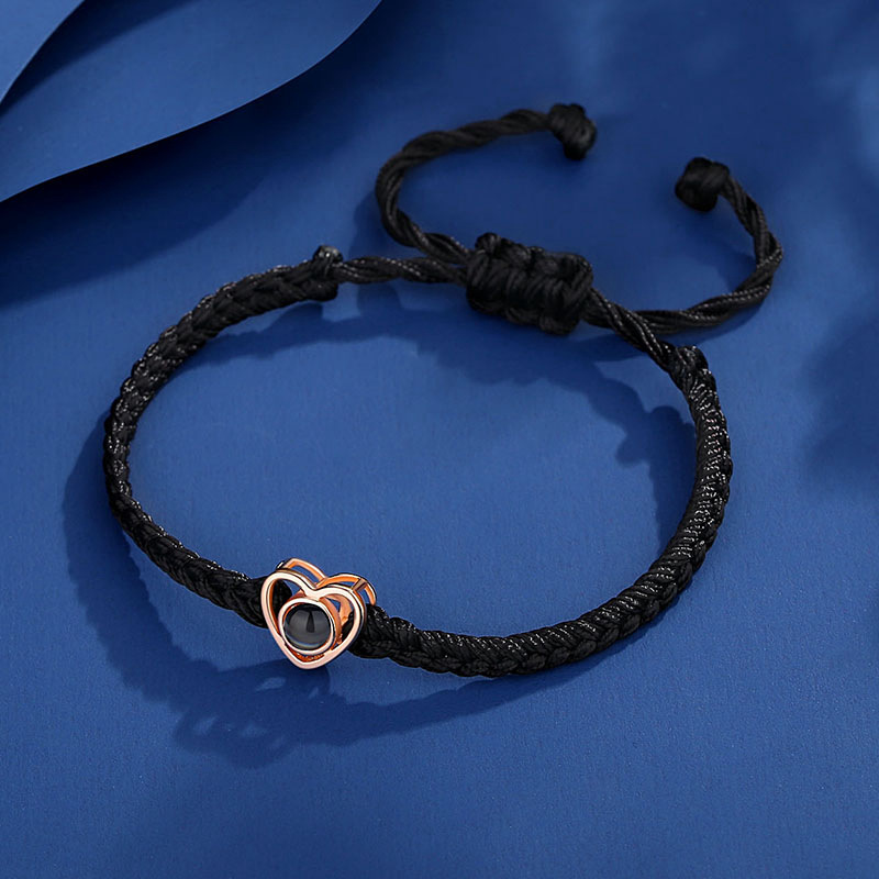 3:Black rope   Rose Gold