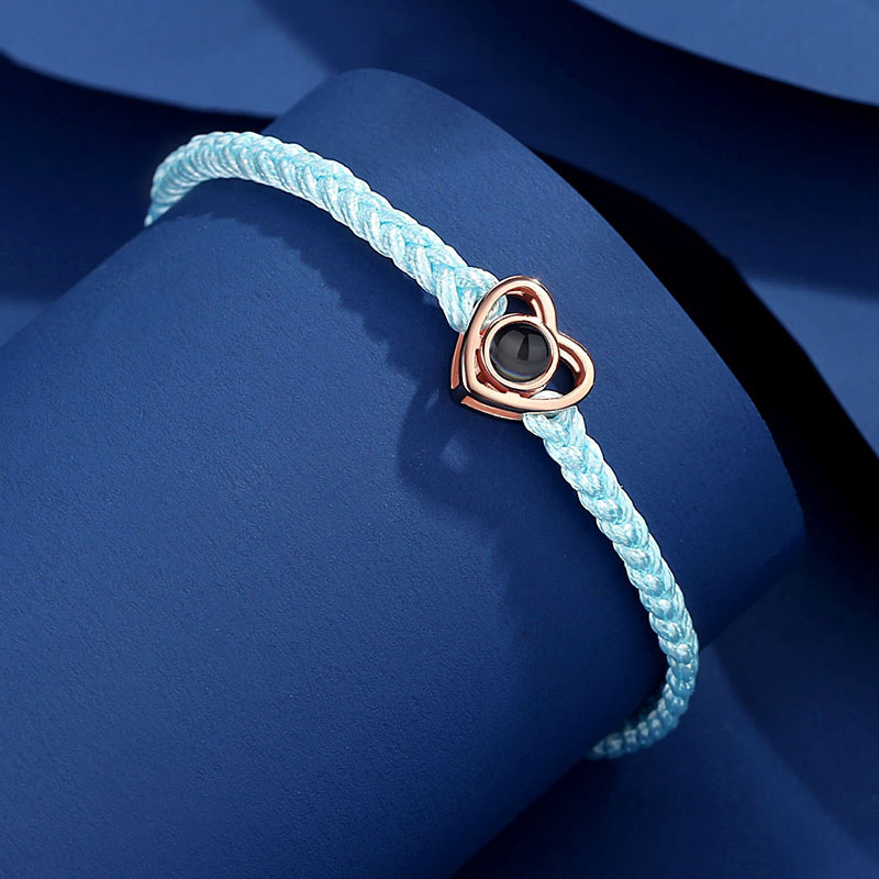 6:Blue rope   Rose Gold