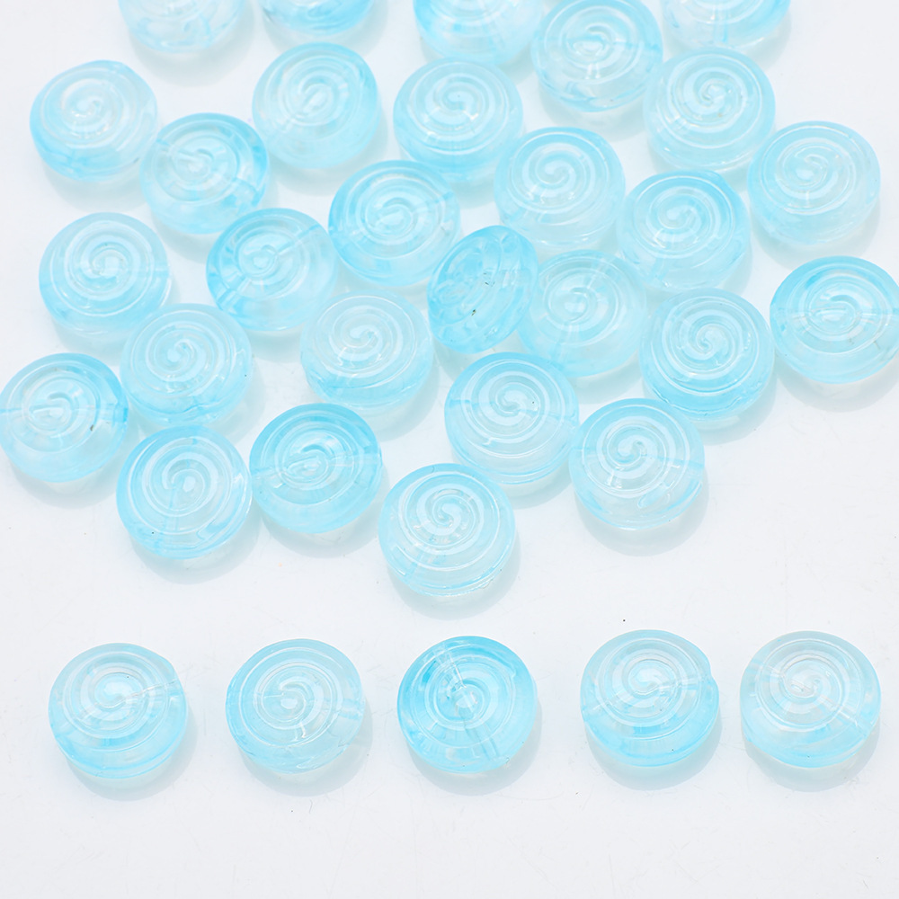 6:Lake blue and white