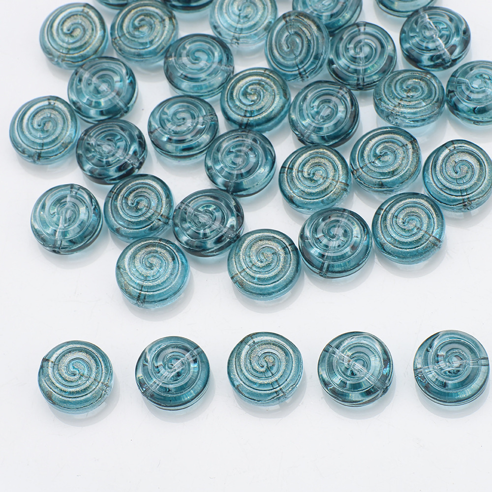 8:Gold powder ink blue