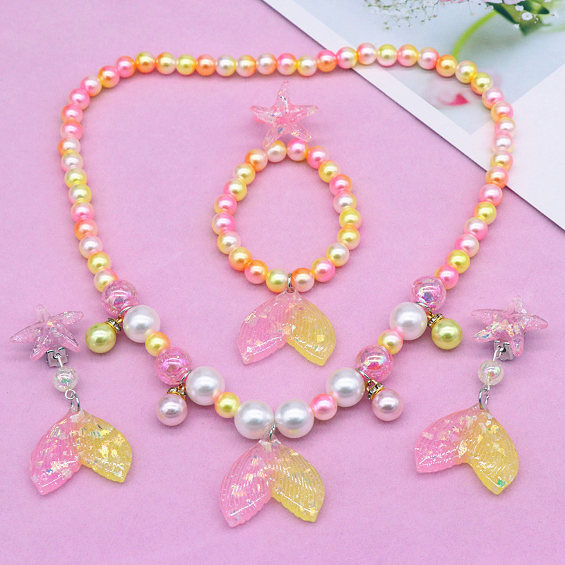 6:Gradient yellow fishtail 5-piece set