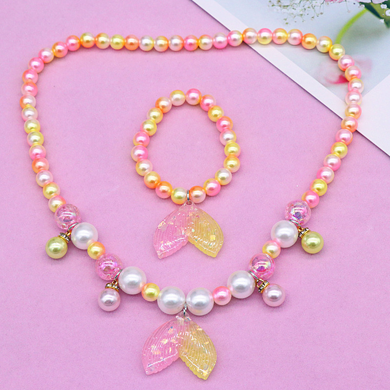 7:Gradient yellow fishtail 2-piece set