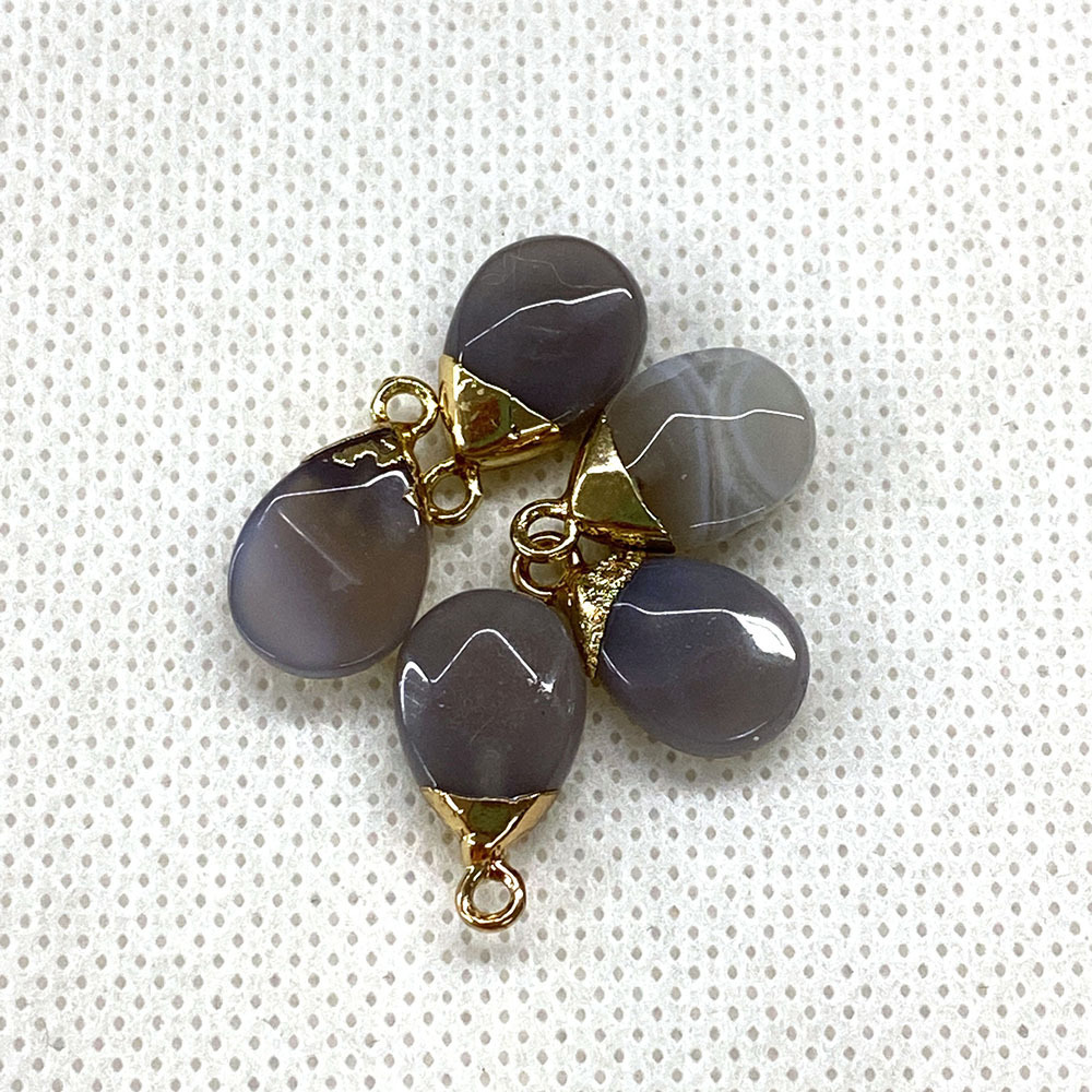 3/Grey agate gold