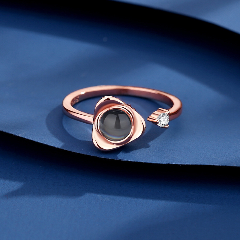 3:Rose projection ring [rose gold]]