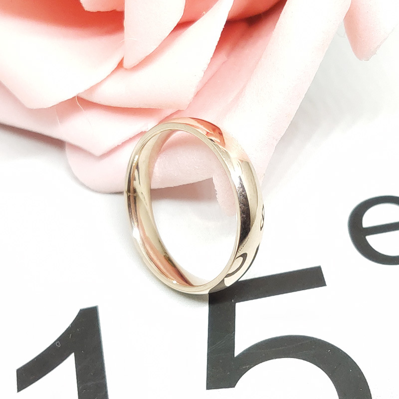 4mm Rose Gold US Size #6