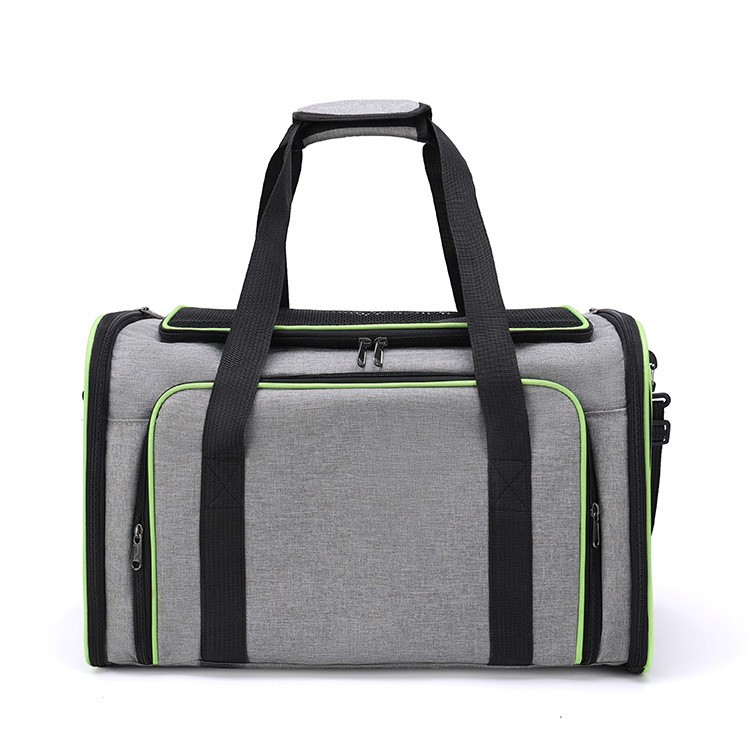 Grey with fluorescent green edge