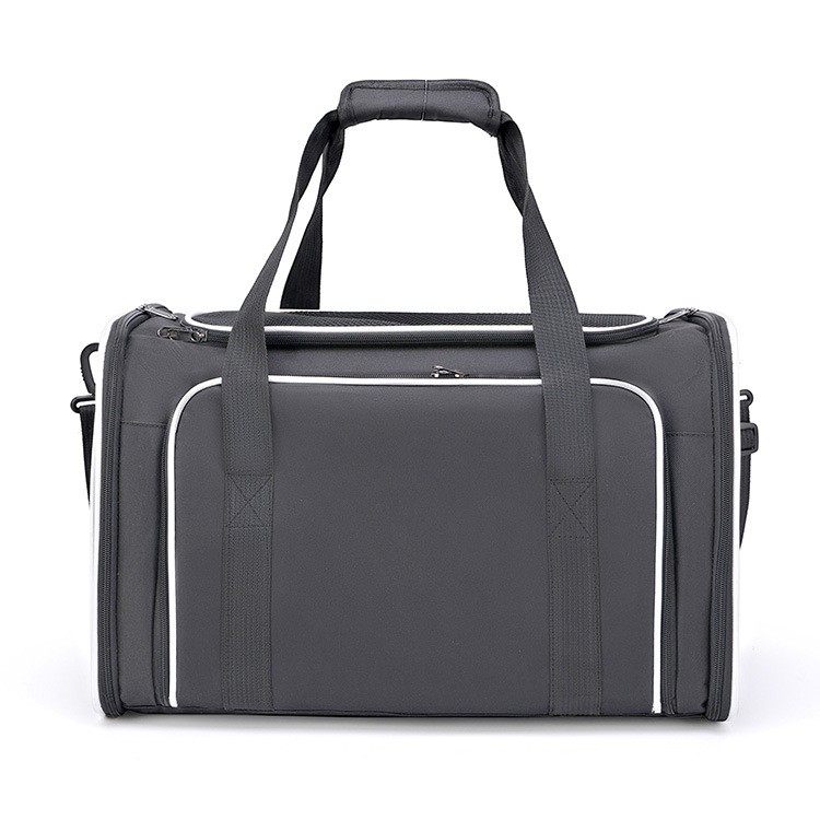 Black with white edge