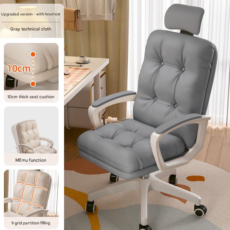 Gray   headrest   Adjustable backrest