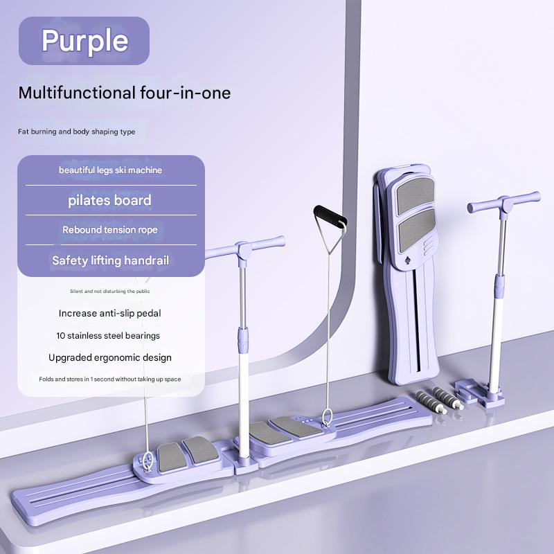 Split fitness board purple-with armrests