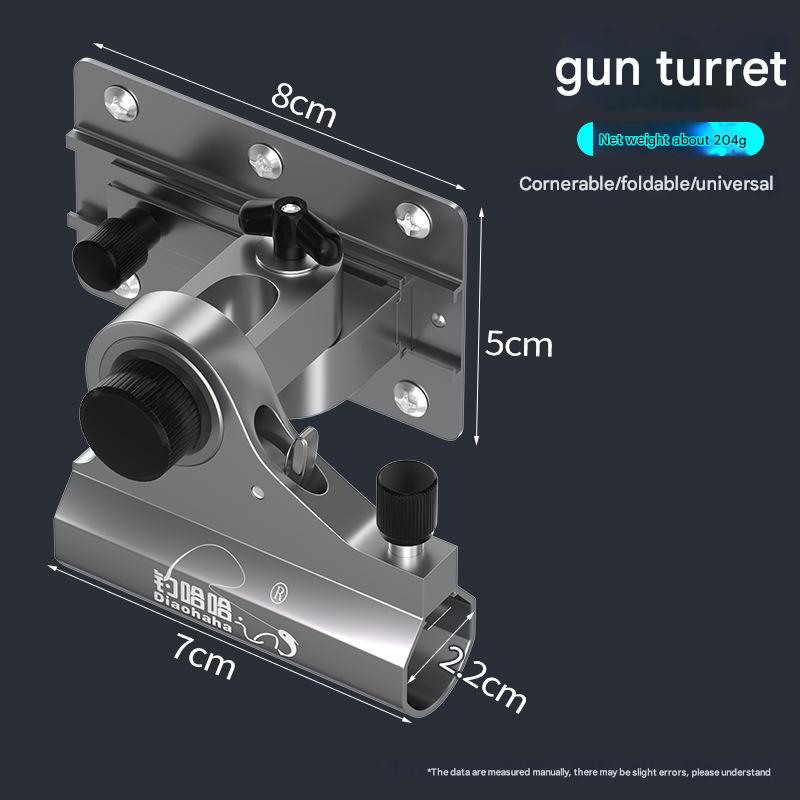 Multi-directional gear slot adjustment turret stand