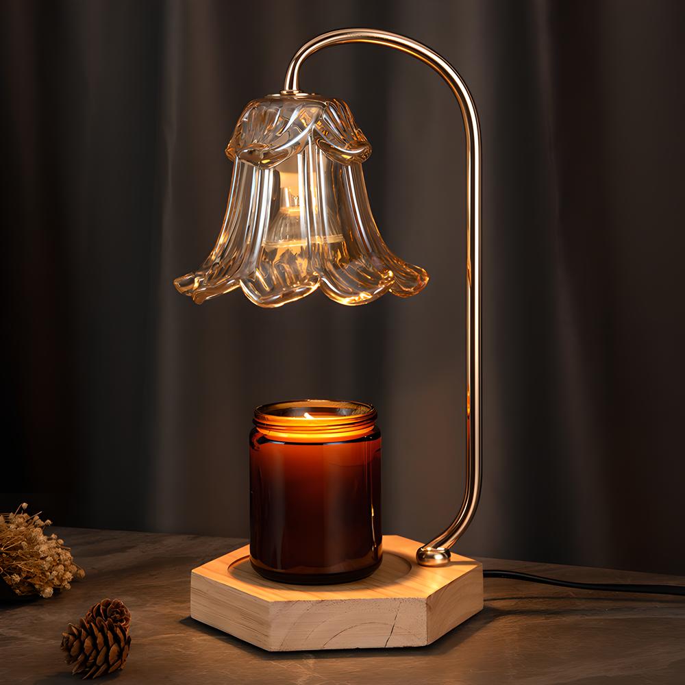 Twisted hexagonal log timer dimming switch