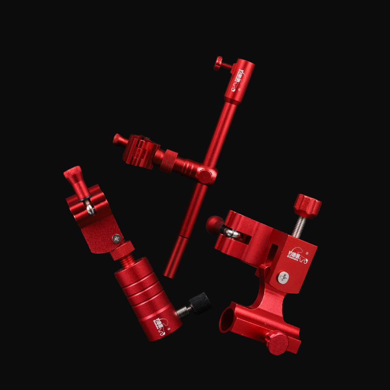 Red aluminum-magnesium alloy three-piece set