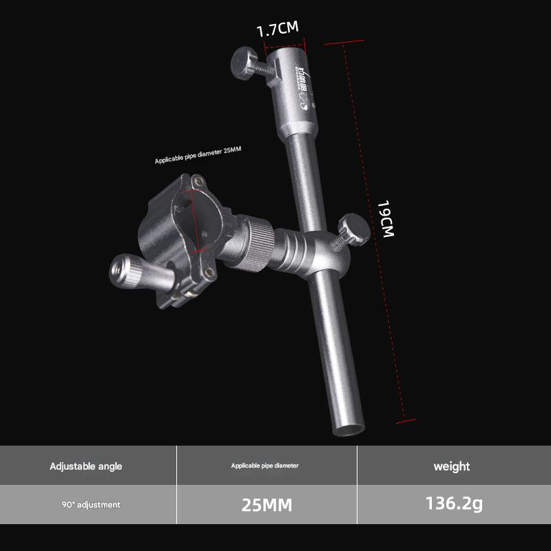 Gray aluminum magnesium alloy bait plate holder