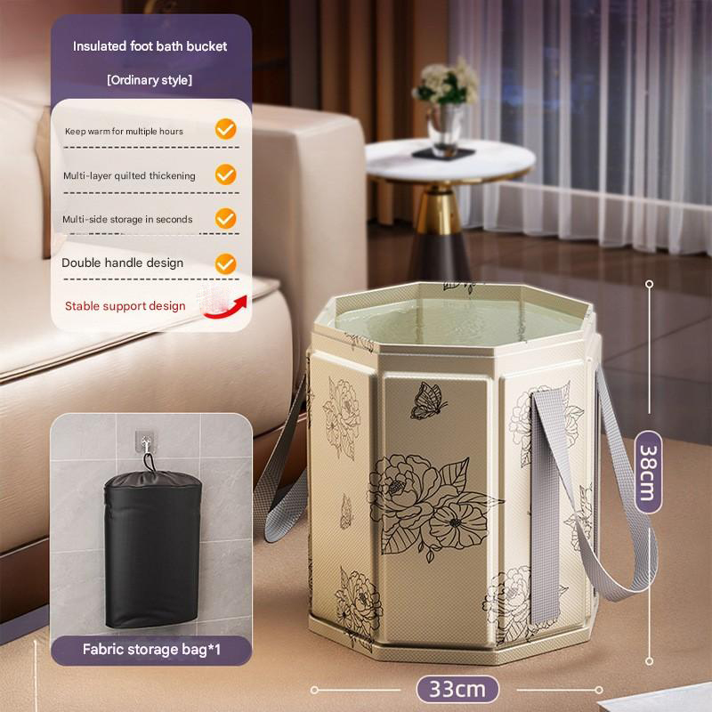 [reinforced and foldable] handle   built-in insulation board   storage bag