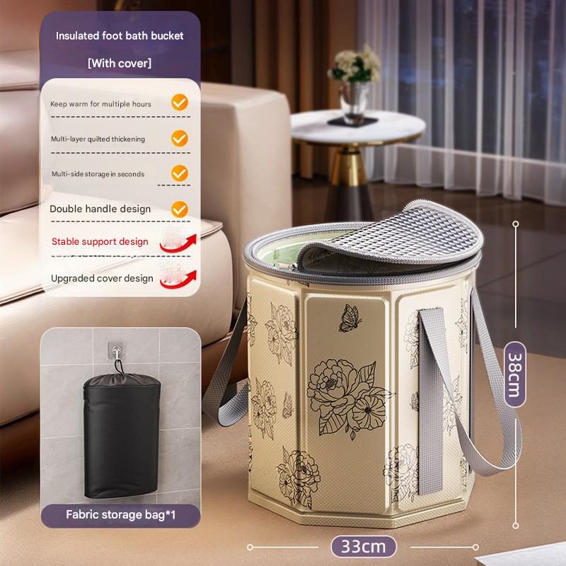 [reinforced cover and foldable] handle   thickened built-in insulation board   storage bag