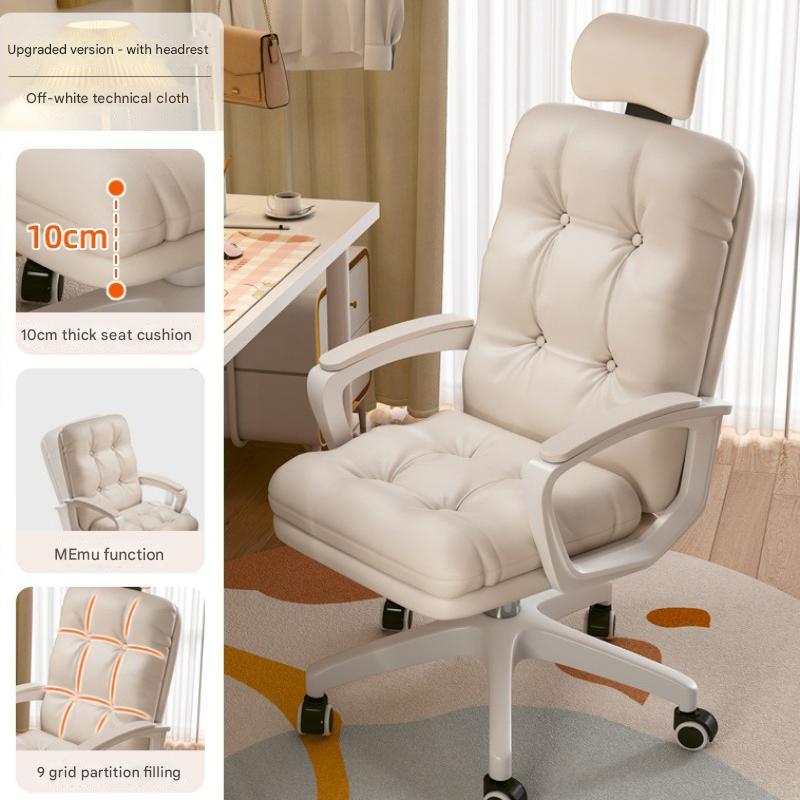 White   headrest   Adjustable backrest