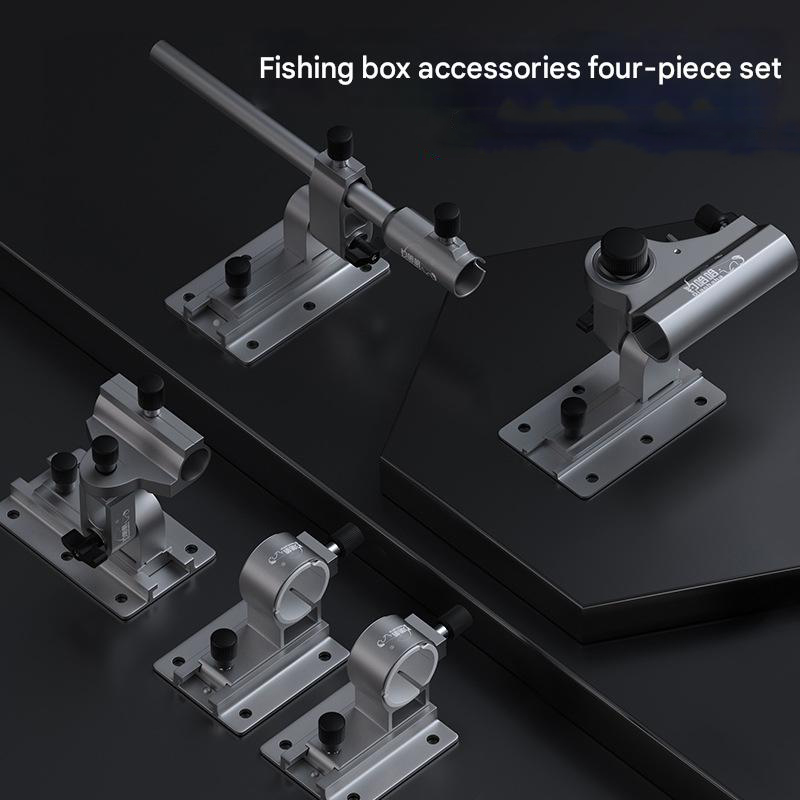 Four-piece fishing box accessories set
