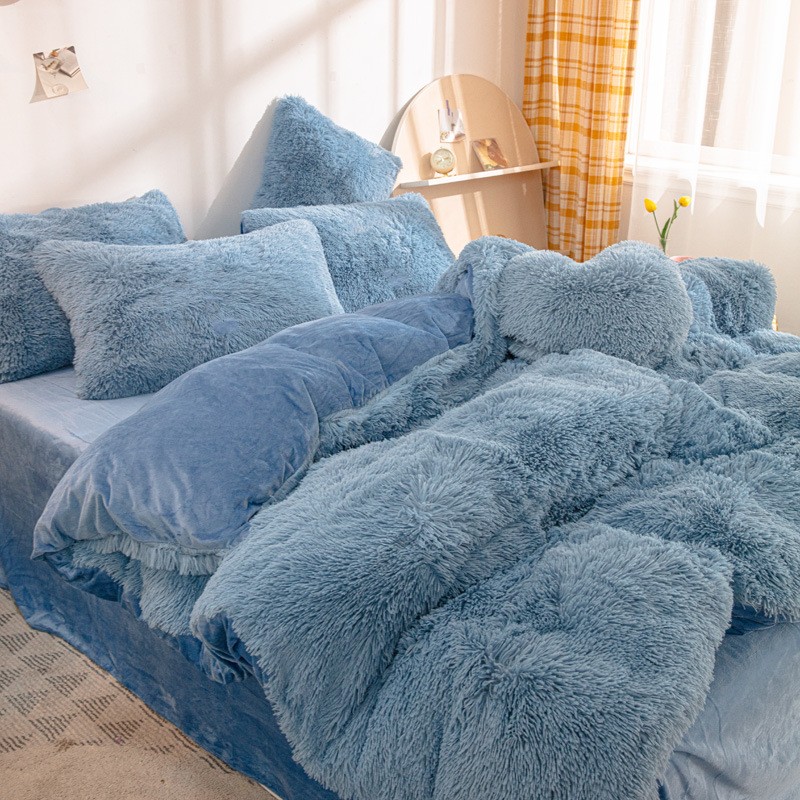 Light Blue-Mink Fleece