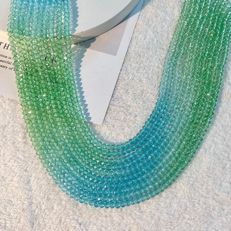 Gradient blue and green 1mm/150pcs