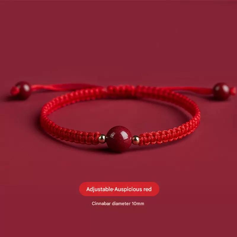 1:Zhu Sha hand rope [auspicious red]]
