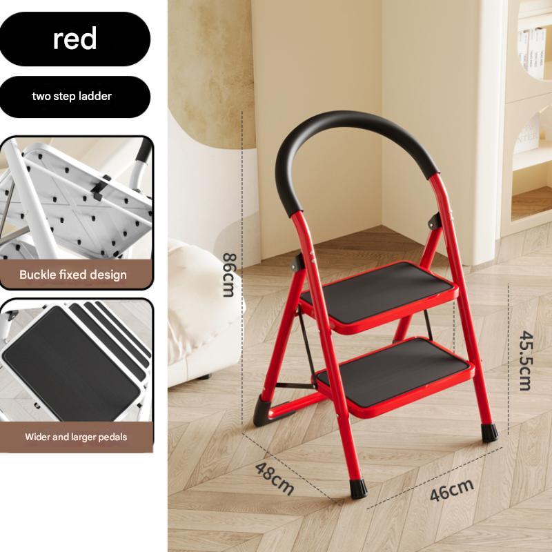 Red two step ladder