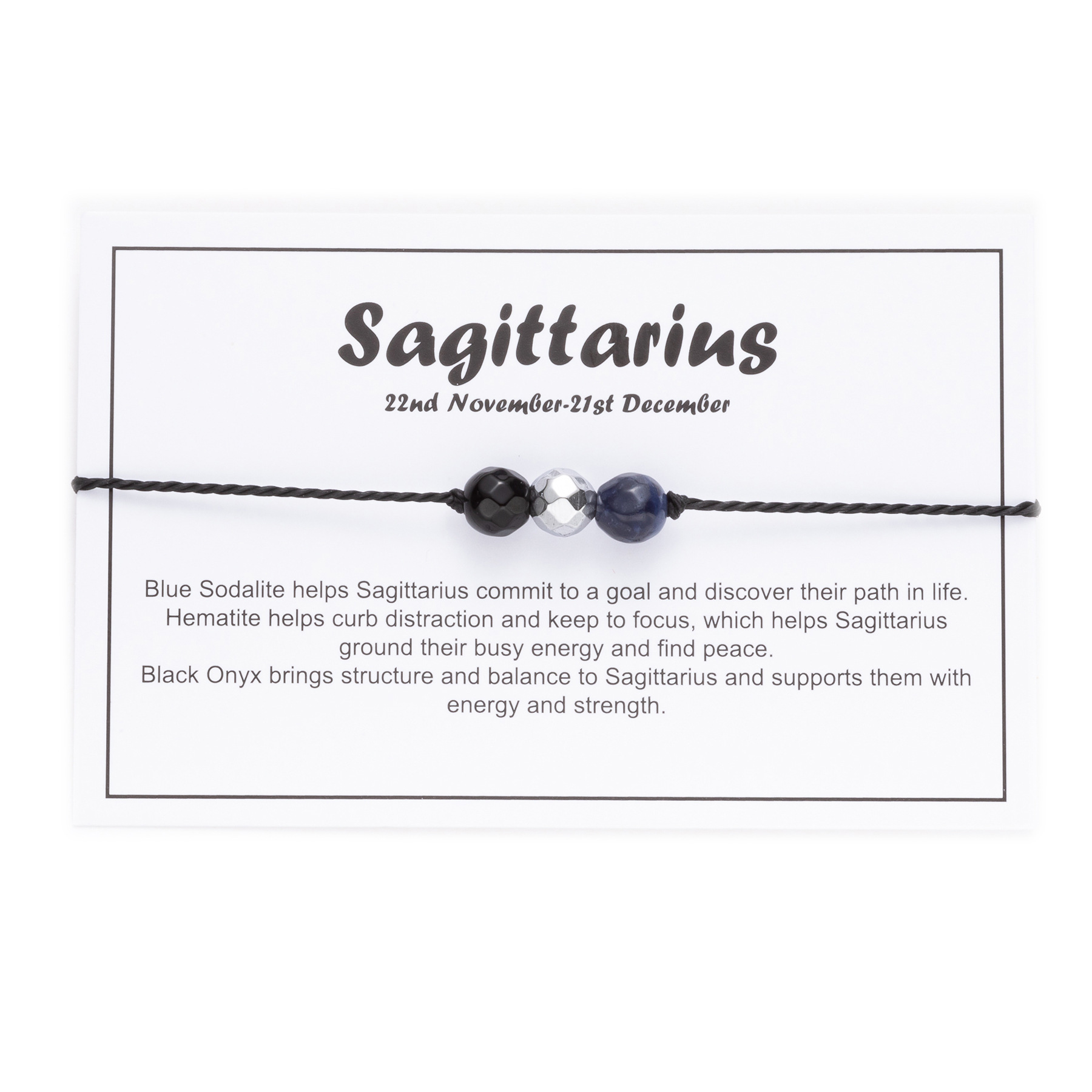 6:Sagittarius (with card)