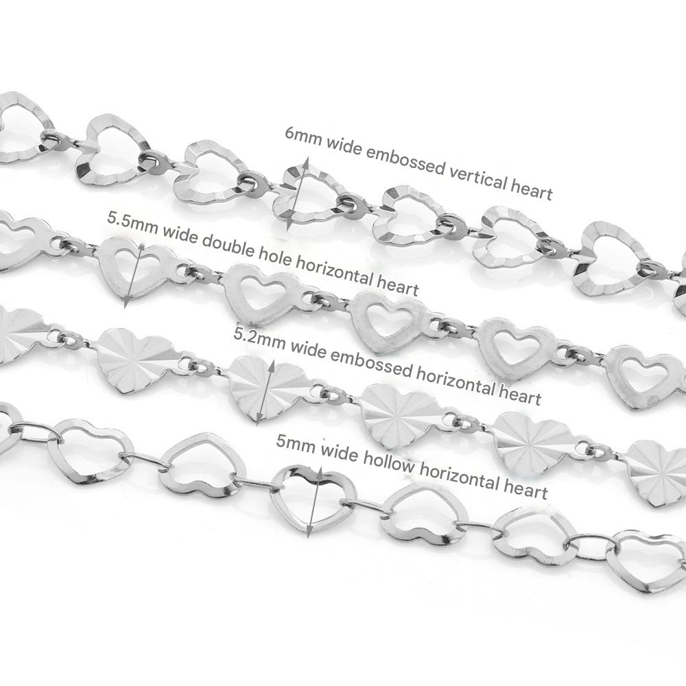 7:Steel color hollow horizontal peach heart