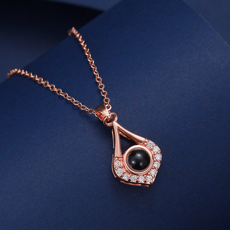 3:Projection necklace [rose gold]]