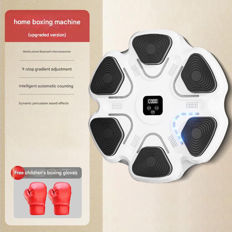 white boxing target   children's gloves