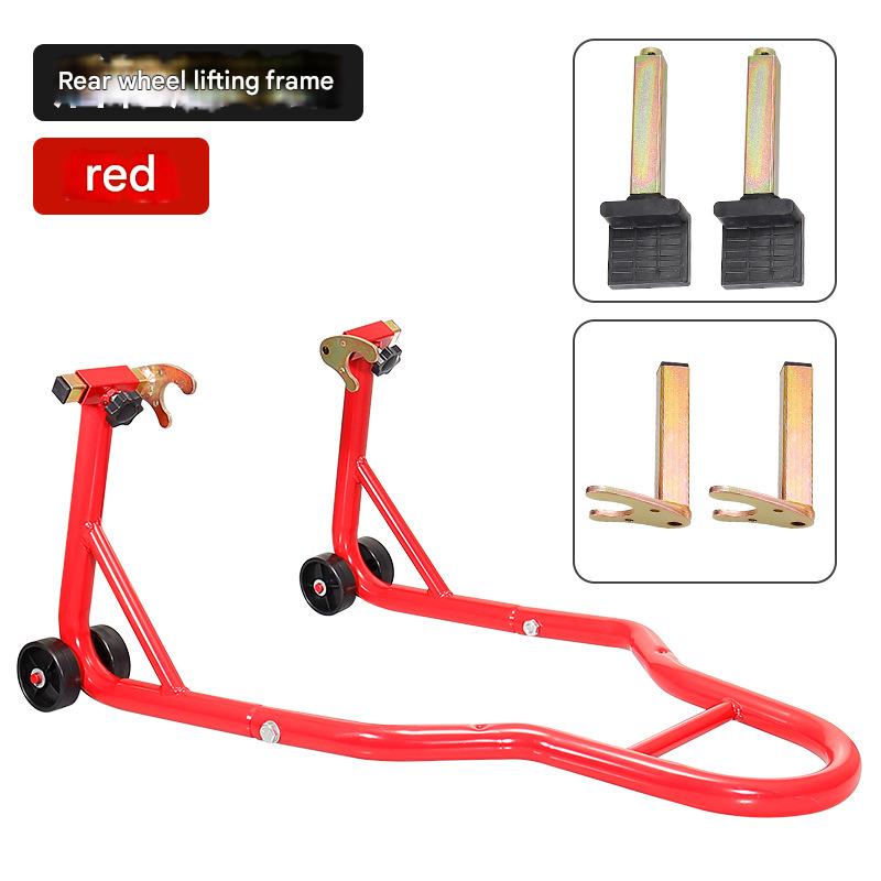 Rear wheel frame red