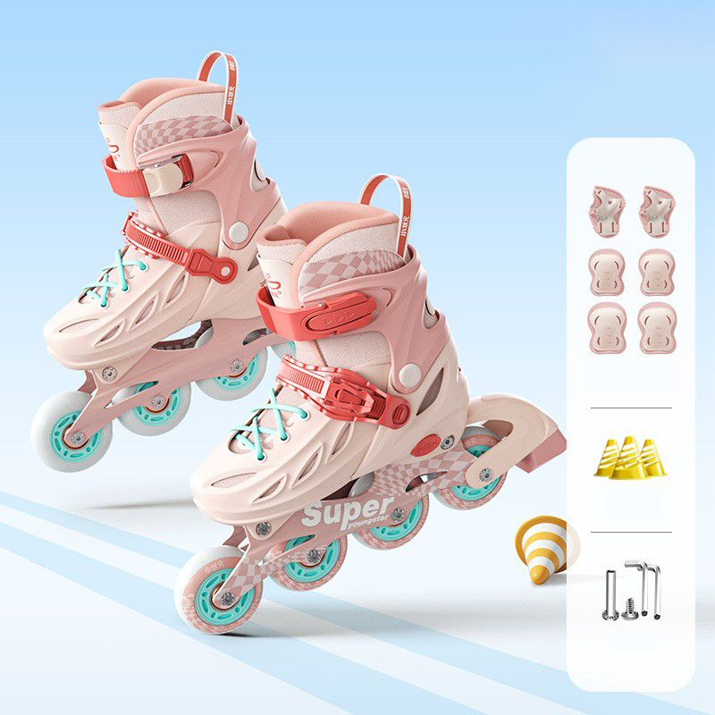 Pink with protect gears